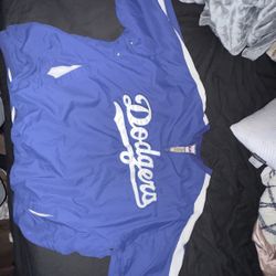Vintage Majestic Los Angeles Dodgers Jacket Size Large
