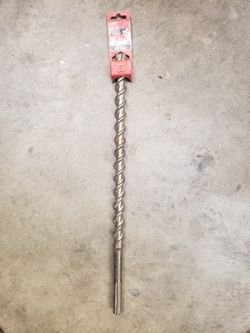 sds max solid carbide 1"x21" concrete bit