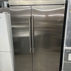 Stainless Steel Monogram Side X Side Built In Refrigerator 48”