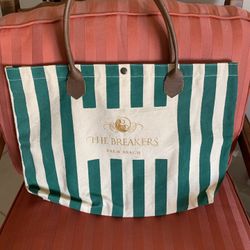 Tote Bag From  The Breakers Hotel Canvas Tote/Beach Tote