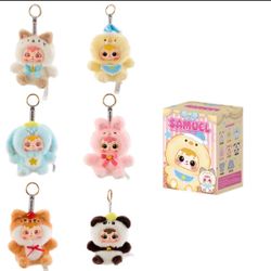 Samuel San Tiao Mao Blind Box Plush Keychain Set