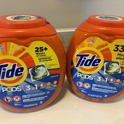 Tide Pods Laundry Detergent x 3