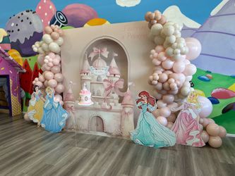 Castle and princess cutouts