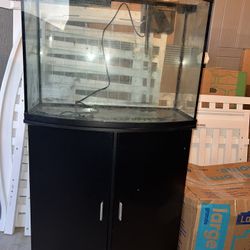 Topfin 36 Gallon Bow Front Fish tank