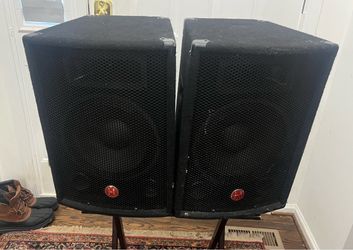 Pair of Harbinger M60 Passive PA Speakers - 8 Ohm
