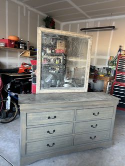 Dresser And Mirror