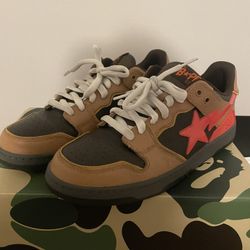 Bape Sk8 Shoes Size 11 Comes With Box, Shoe Bag, And Soles.