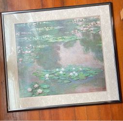 Claude Monet Water Lilies Framed Art Print