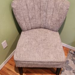 Grey Upholstered Chair