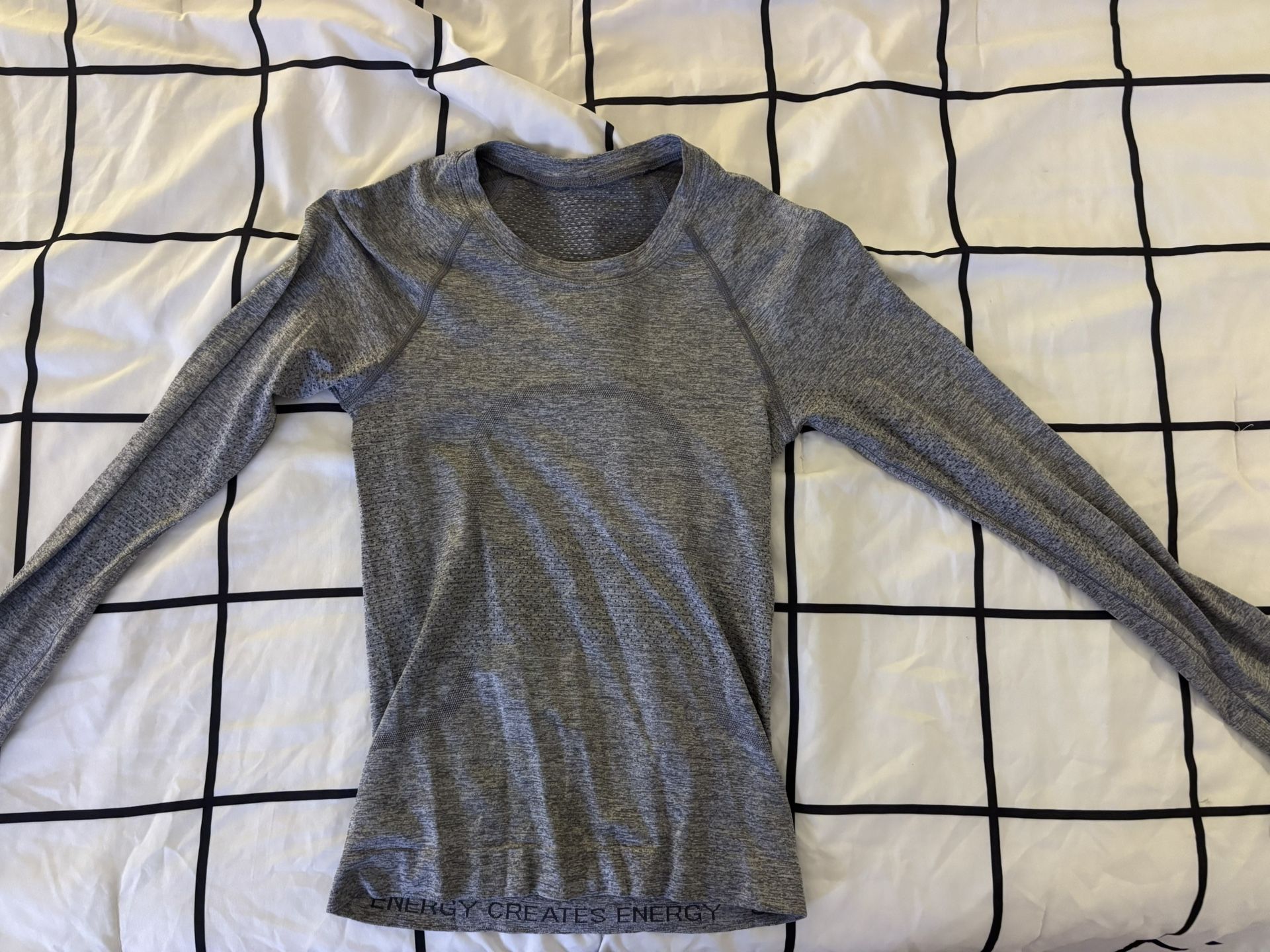 slate/white swiftly tech long sleeve shirt 2.0