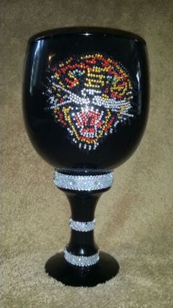 Ed Hardy-Large Glass Fancy Mug