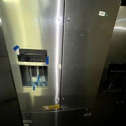 KITCHEN AID 36” FRENCH DOOR REFRIGERATOR STAINLESS STEEL $1200