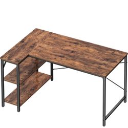 Huuger 47 Inches L Shaped Desk,