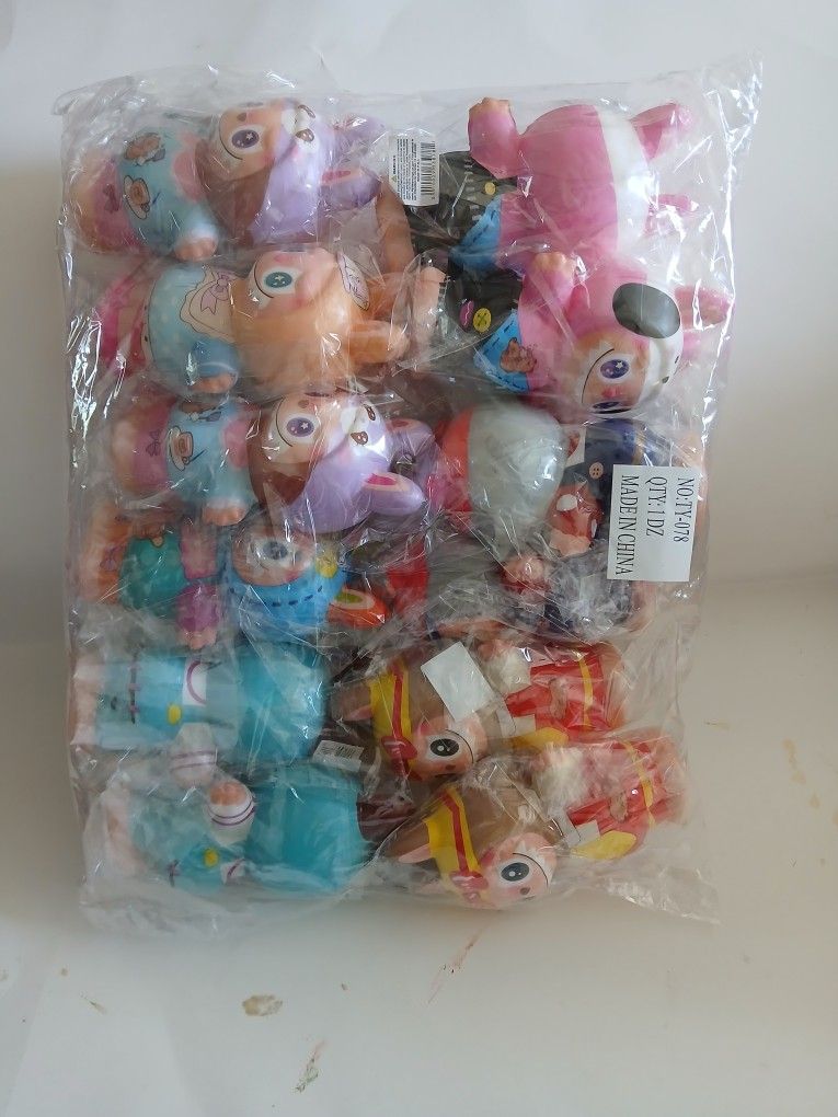 Labubu Items Hairclips Squishys And Lafufu