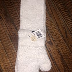 New Infant Scarf Mitten Combo