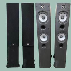 Pair PSB Image 4T Floorstanding Speakers Black 10-150W 89dB 38Hz-21kHz Vintage