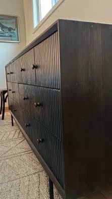 6 drawer wood dresser