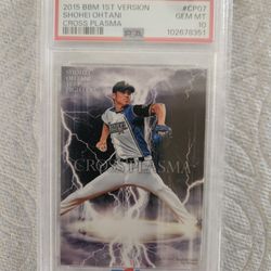 2015 BBM 1st Version Shohei Ohtani #CP07 PSA 10
