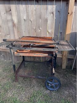 Rotatable BBQ Charcoal Grill