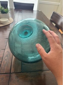 vintage Japanese glass fishing float