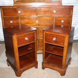 Bassett 9-Drawer Dresser Set with Mirror & 2 Nightstands - Delivery in Tacoma!