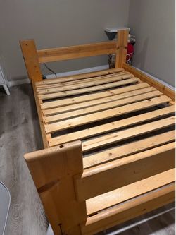 Full wood bed frame