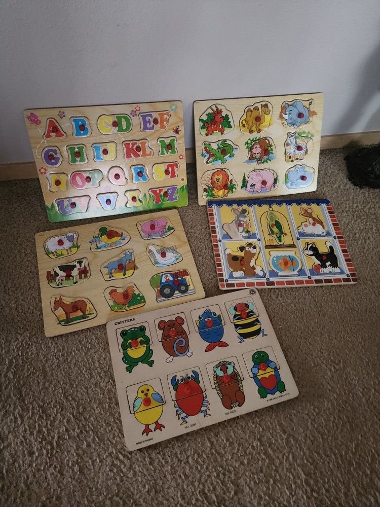 5 Melissa And Doug Puzzles