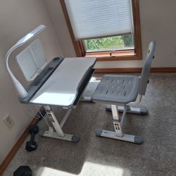Child's Desk And Chair 