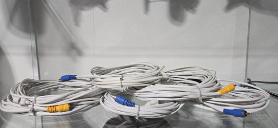 5 Bose Speaker Wires RCA to AC-2 for Lifestyle Jewel Double Cube Speakers White