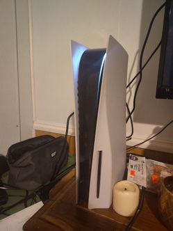 PS5 with controller