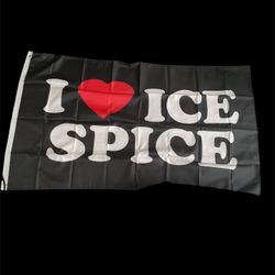 RED WHITE ICE SPICE FLAG ( I HAVE 10x, 15$ Per Flag)