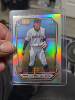 Hyun Seung Lee Bowman Chrome 1st Refractor Card