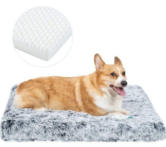 36IN Grey Large Dog Bed