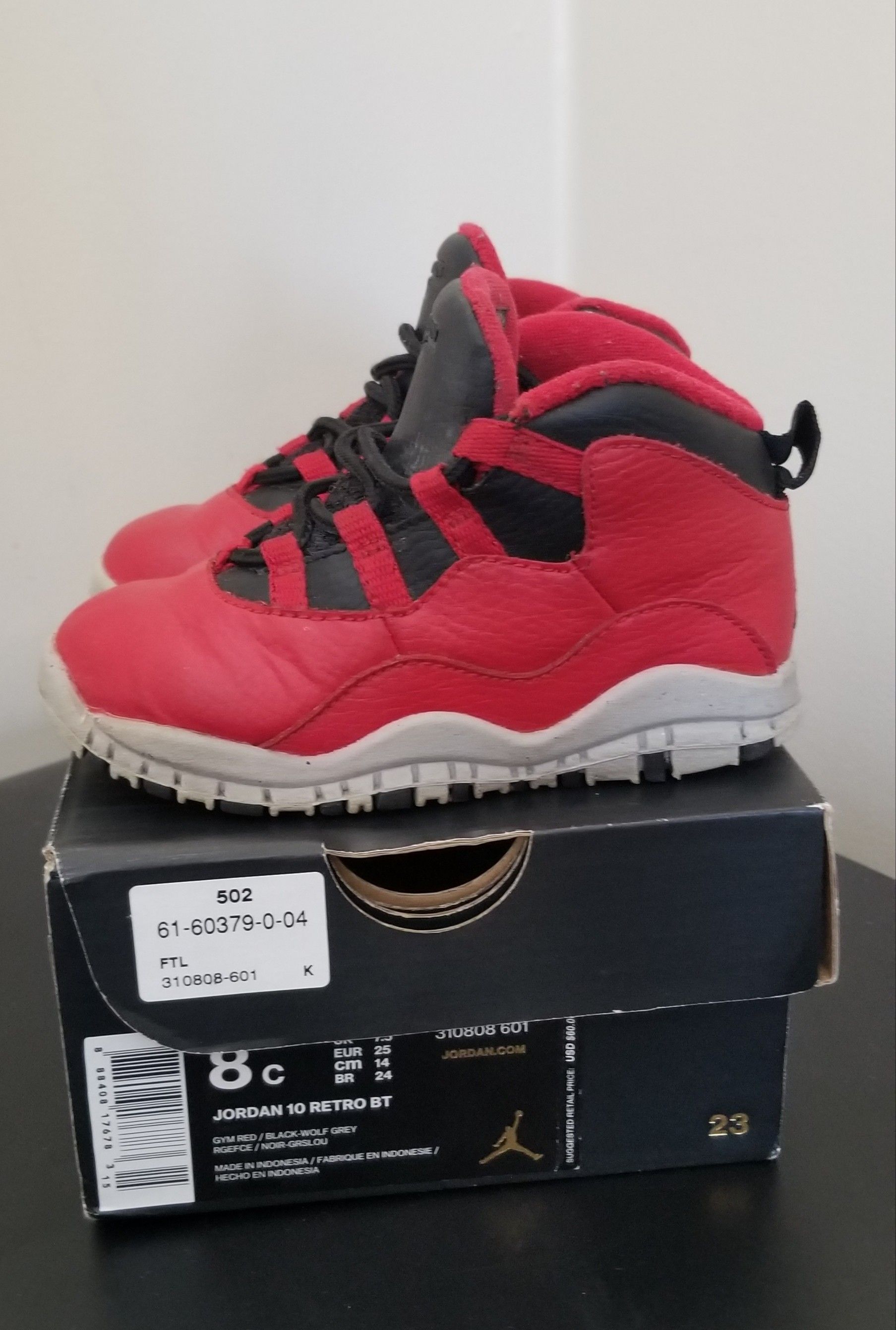 Jordan 10 Retro Size 8C