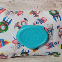 Space Pampers Wipes Cover 