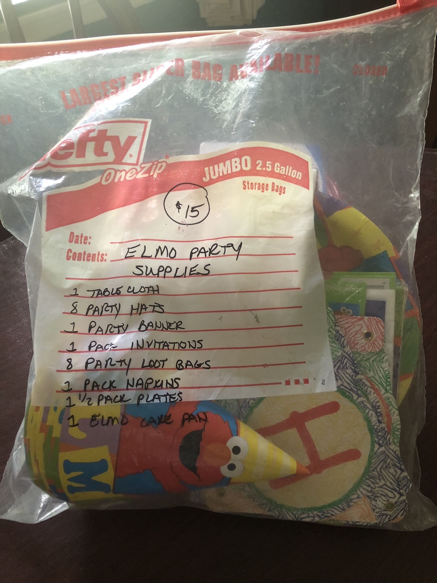 Elmo Party Supplies