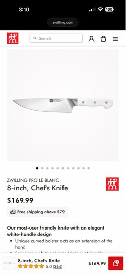 Zwilling Pro 8 Inch Chef’s Knife
