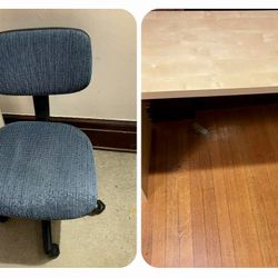 Desk & Office Chair Rotate + Adjustable 