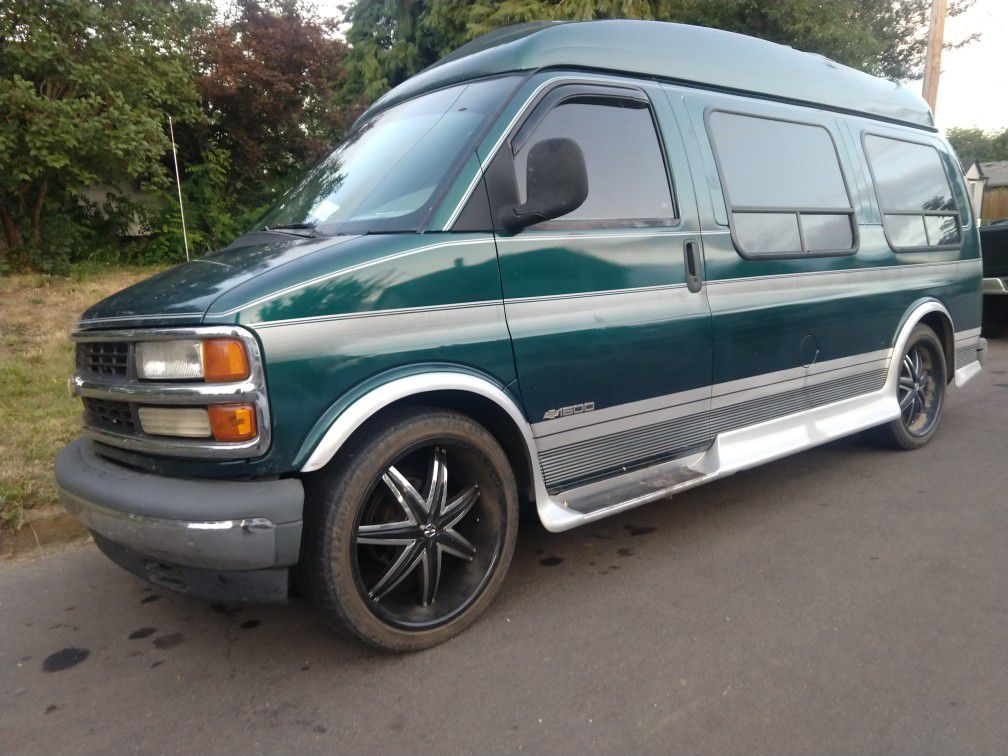 Weekend fun! Chevy Conversion Van - $4800 obo