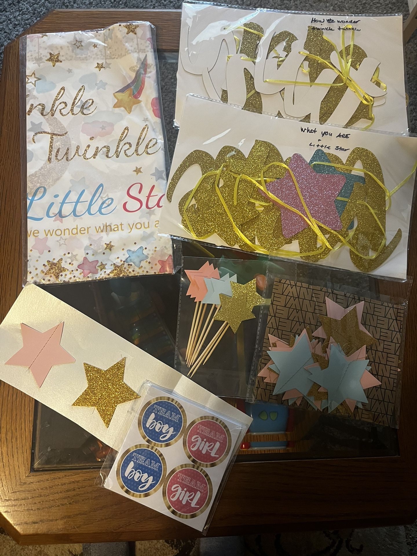 Twinkle Set For Gender Reveal