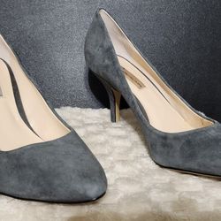 INC suede Grey Womens Heels 8.5m