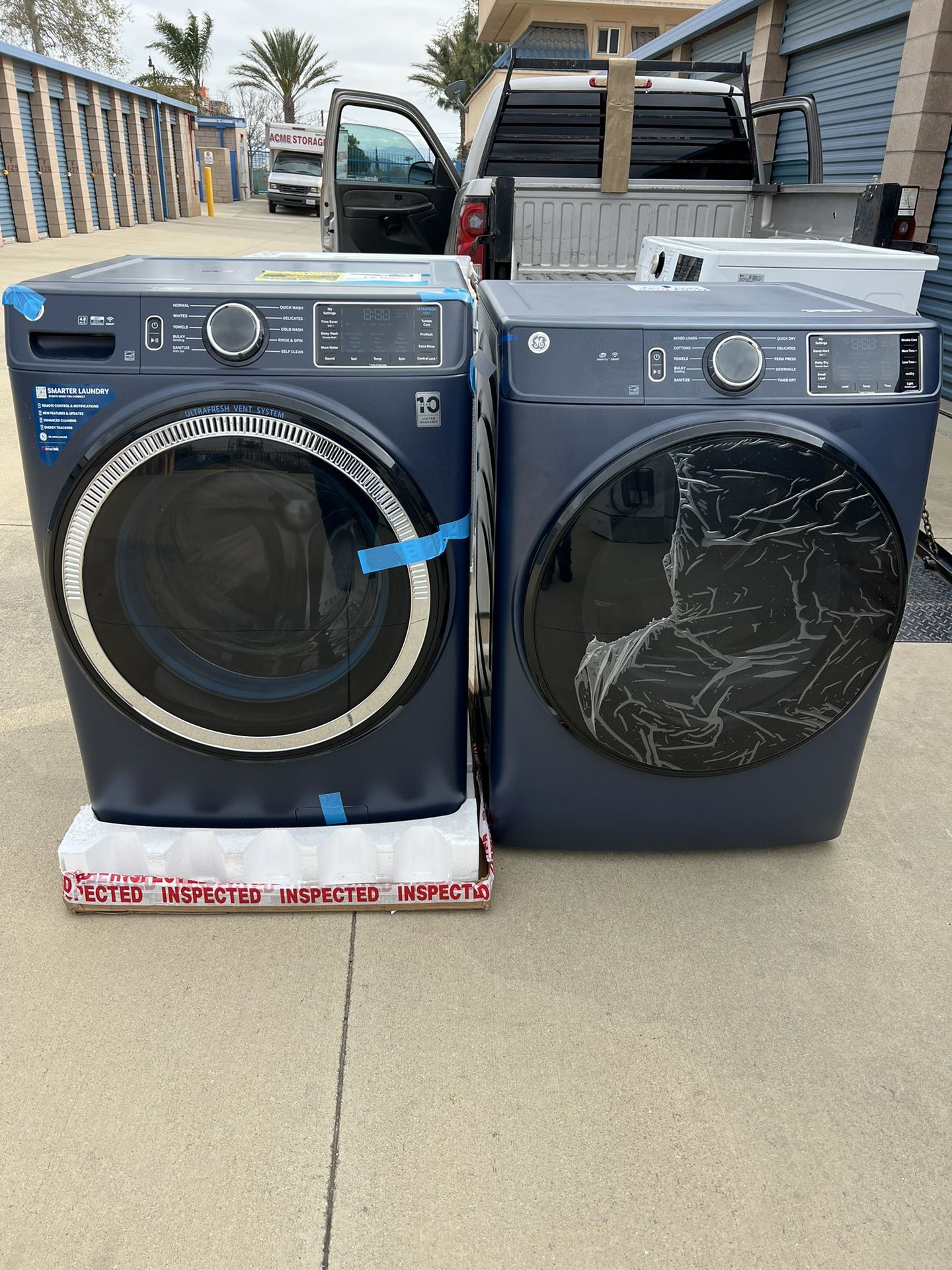Washer And Gas Dryer GE Large Capacity Plus High Efficiency