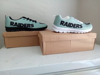 Pairs Of MEN'S & WOMEN'S RAIDERS SHOES New,