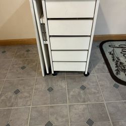 Sewing Cart On Wheels With  5 Drawers