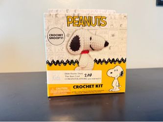 Peanuts snoopy crochet kit