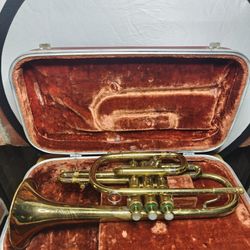 Vintage LDS Church Cornet - Suspected Olds Ambassador Cornet – F.E. Olds 