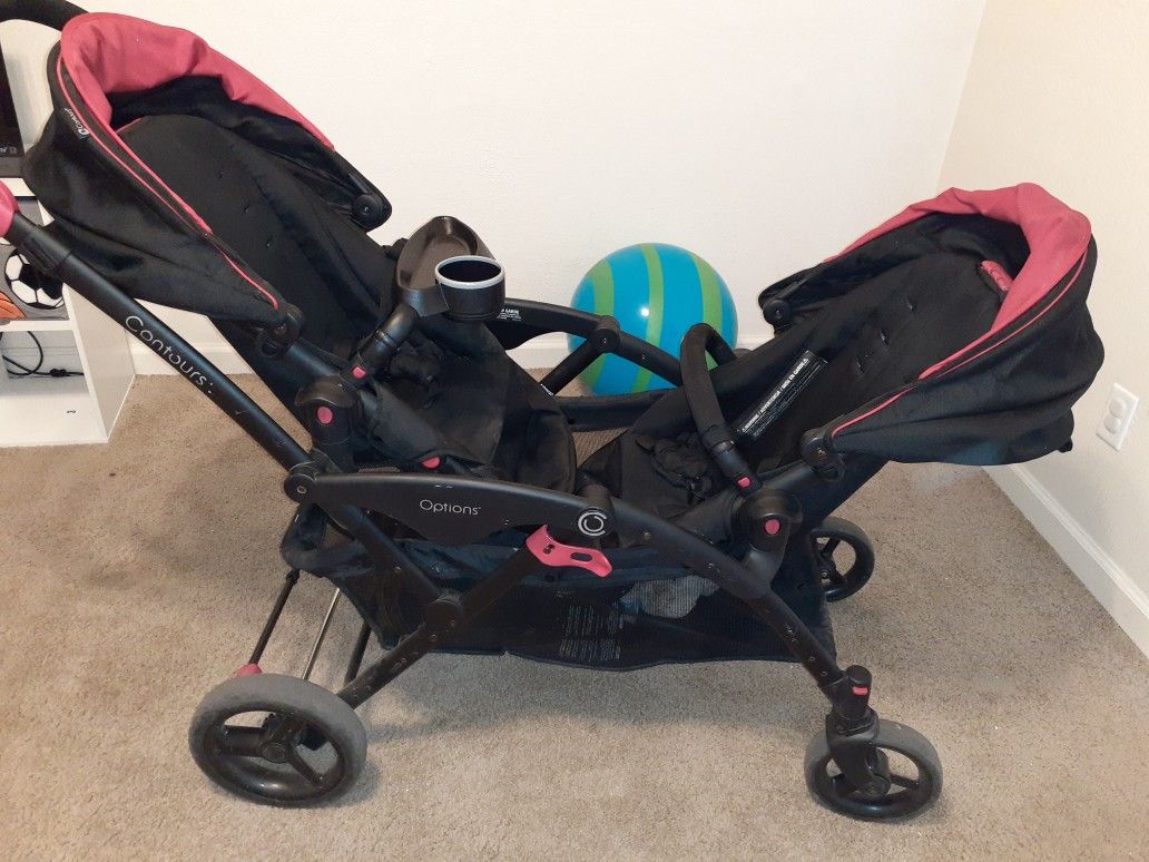 Contour double stroller