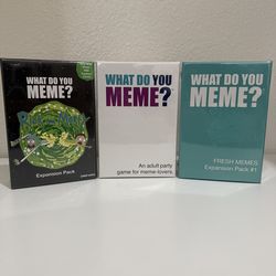 What Do You Meme? Base Set plus Rick and Morty and Fresh Memes Expansion Bundles