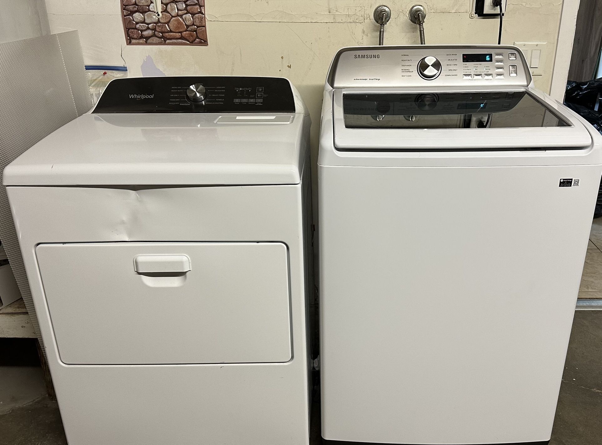 Like new Samsung Bluetooth Washer + Free Dryer