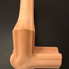 6710 Series Red Oak Hardwood Stair Fittings Handrail Parts - $40